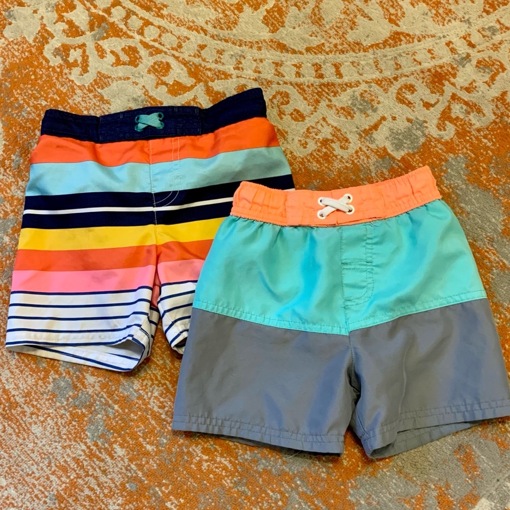Boys 3T Cat and Jack swim trunks
